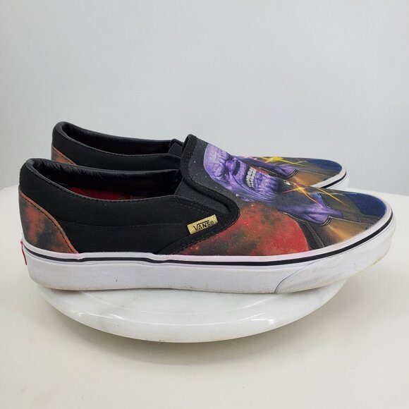 Vans X Avengers Marvel Thanos Infinity War Gauntlet Slip On Men's Shoes 10.5 - Picture 13 of 13